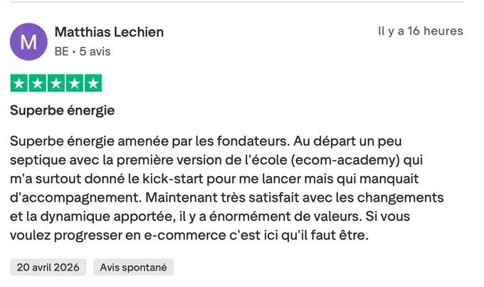 Témoignage membre 1