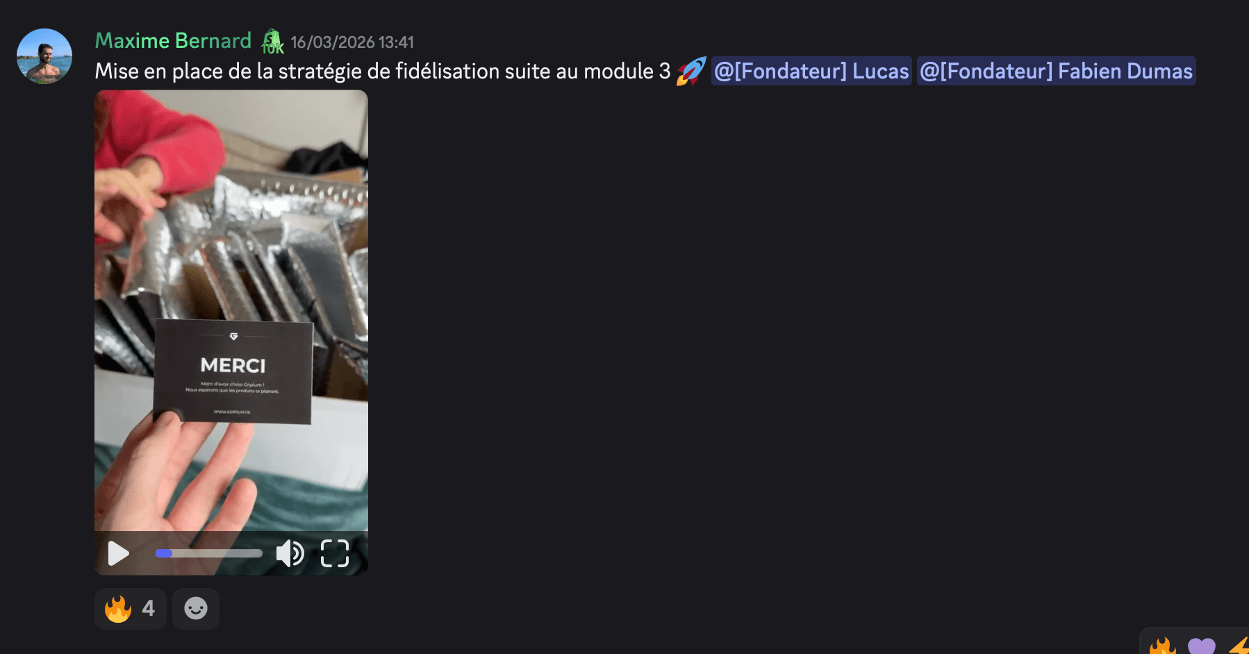 Témoignage membre 28