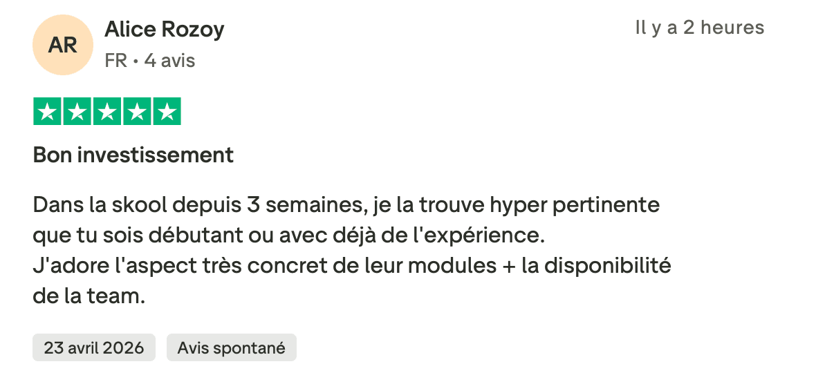 Témoignage membre 32