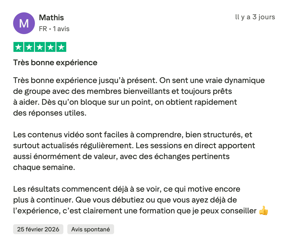 Témoignage membre 41