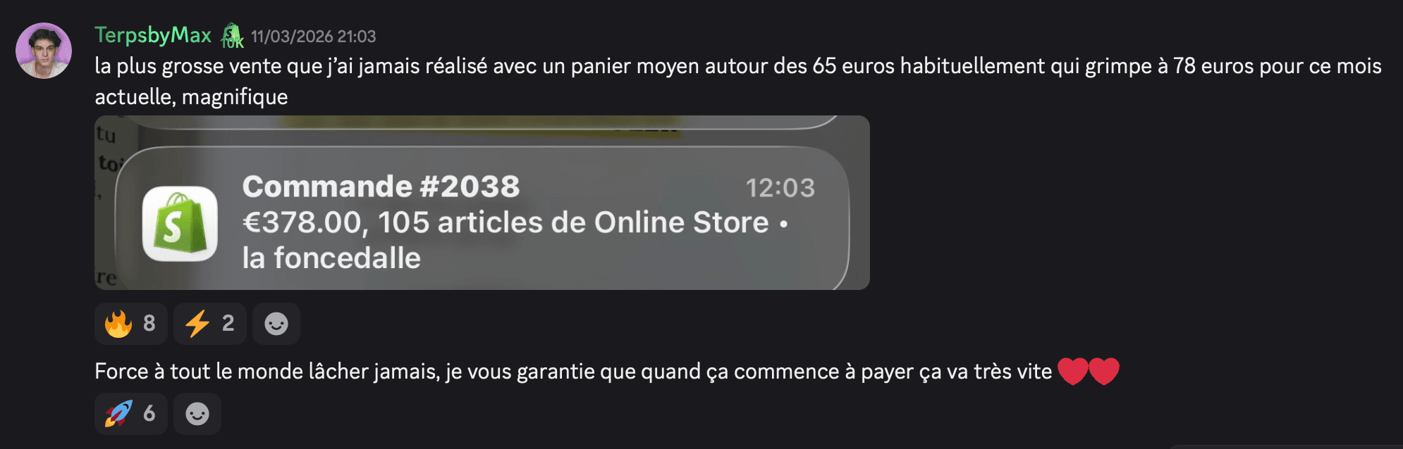 Témoignage membre 7